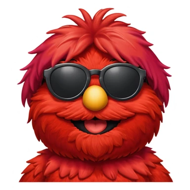 Elmo with shades sticker