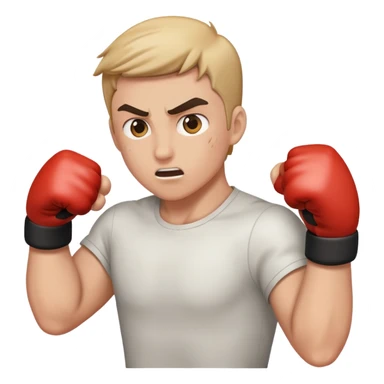 A person punching you sticker