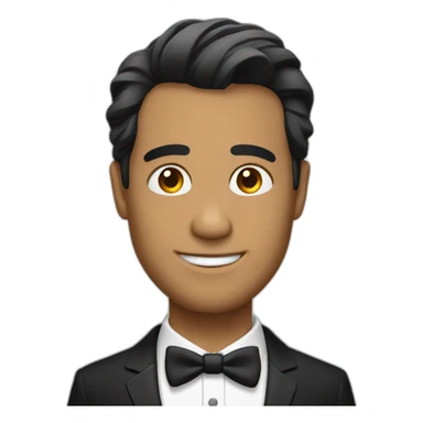popular guy tux sticker