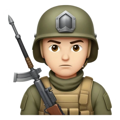 Quelqu un qui va à la guerre  sticker