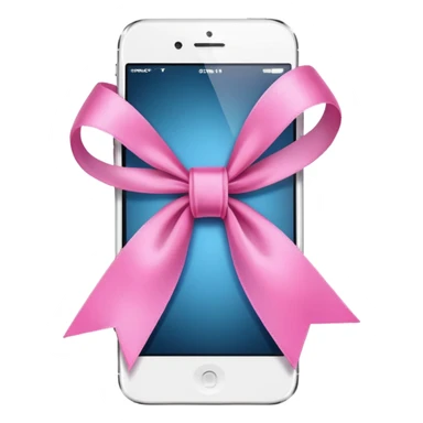 Laço rosa iPhone  sticker