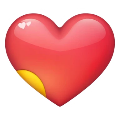 corazón color lima sticker