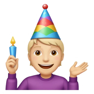 Happy Birthday Hat sticker