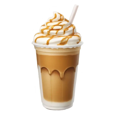 Caramel frappe sticker