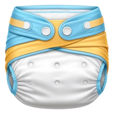 Baby diaper with tapes sticker