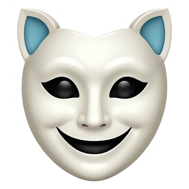Theater mask sticker