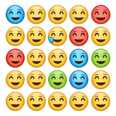 Emojis bem iOS 18 sticker