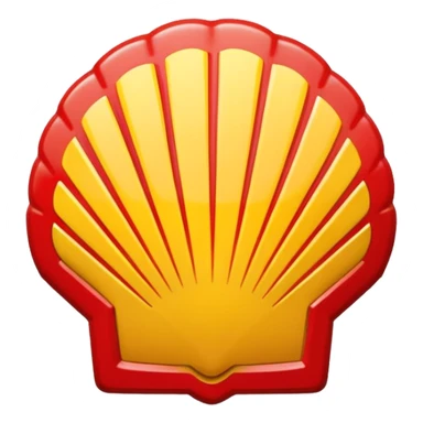 Shell logo gasoline sticker