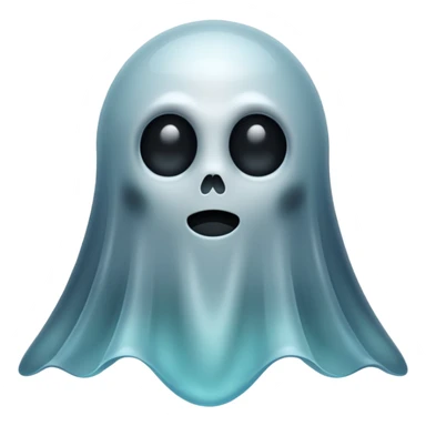 Dead ghost, black sticker
