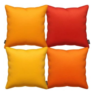 Decorative fall pillows sticker