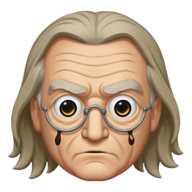 Alastor Moody with Artificial eye and ordinary eye sticker