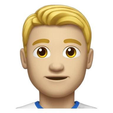 Footballeur blanc  sticker