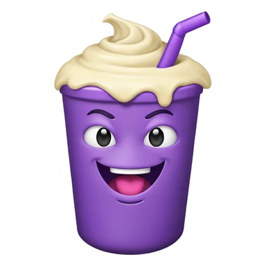 Grimace shake sticker