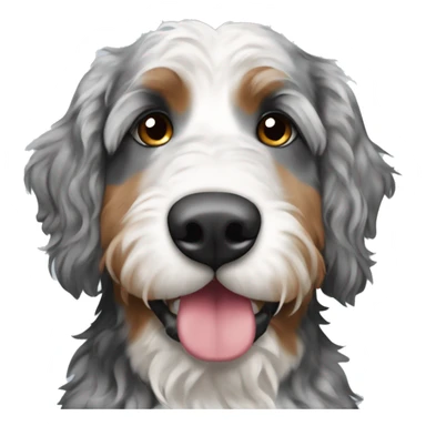 Merle bernedoodle  sticker
