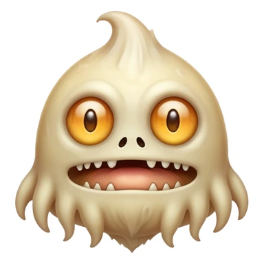 Beige fog monster   sticker