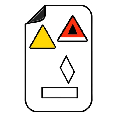 warning sign alert sticker