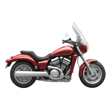 Moto en roue arrière  sticker