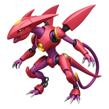 Heliolisk-Cyclizar-Genesect-Pokémon, full body sticker