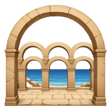 triple arch like santa barbara serial sticker