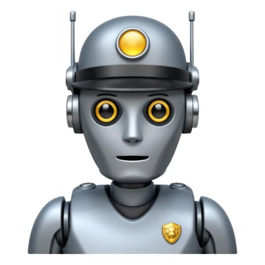 robot cop sticker