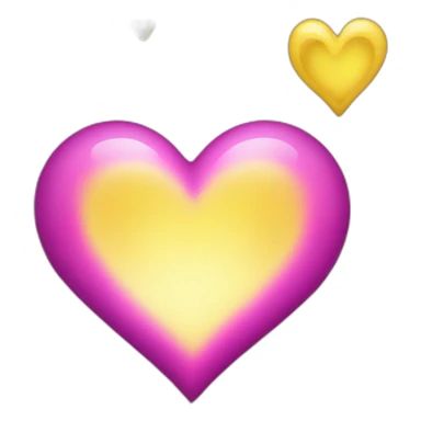 pink-and-purple-heart-with-yellow-sparkles sticker