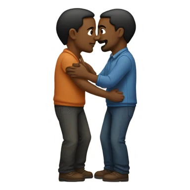 gay with his boyfriend  sticker