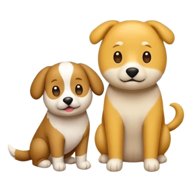 crea un emoji de buenas noches. Pon un texto : Buenas noches Javier y Tobi. Javier es una imagen de profesor y Tobi q sea imagen de un perro sticker