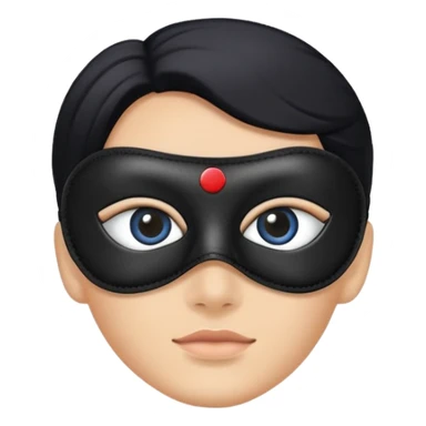 Domino eye mask just the eye mask  sticker