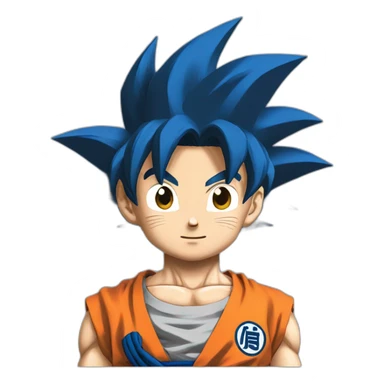 Son goku blau sticker