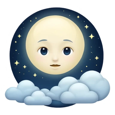 Moonlight sticker