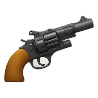 a cat with a gun sticker