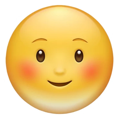 Generate a high-quality 3D cartoon-style emoji of a yellow sun, bright and cheerful, smooth gradient colors, rounded and cute appearance, simple white background, high-resolution.
 sticker