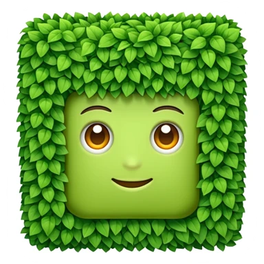 Square bush sticker