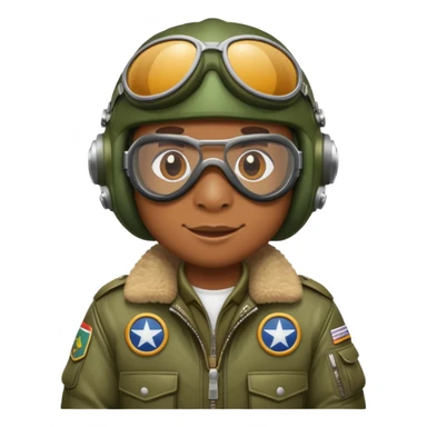 crocodile bomber pilot with goggles and a bomber jacket sticker