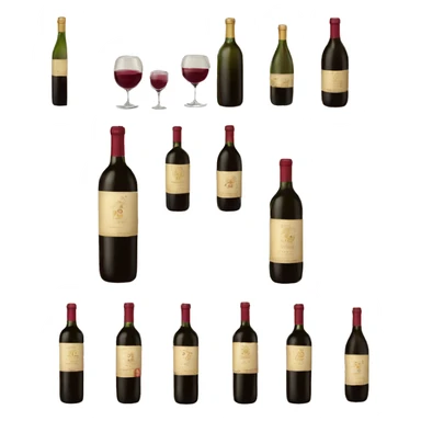 bouteille de vin sticker