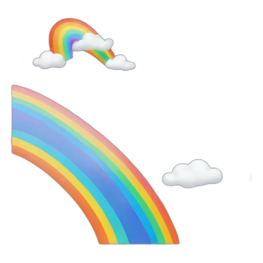 Cœur arc-en-ciel sticker