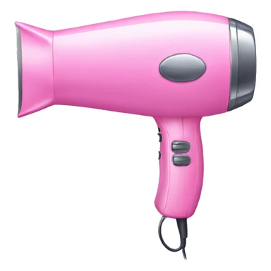 Pink hairdryer  sticker