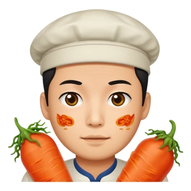 Wearing kimchi man sticker