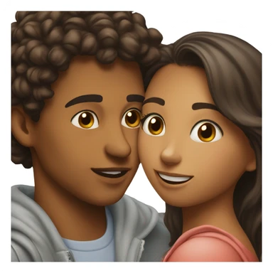 guy kiss girl so very love  sticker