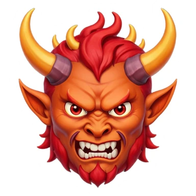 Satan from Christian Gods sticker