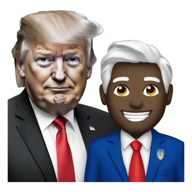 Leicester city football supporter with Donald trump  sticker