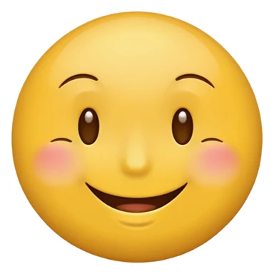 Round face emoji sticker  😁- radiant and big smiley face with smiling closed eyes sticker
