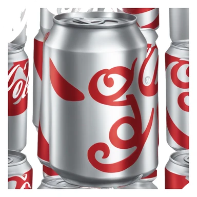 Can of Diet Coke sticker