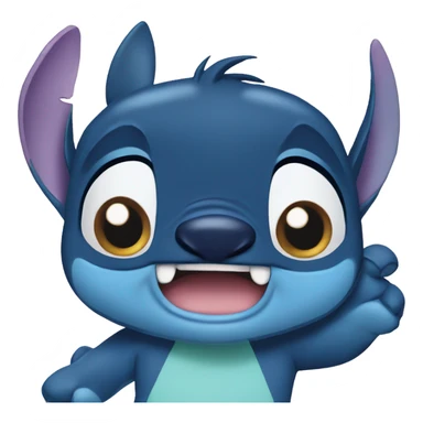 Stitch from lilo and stitch sticker
