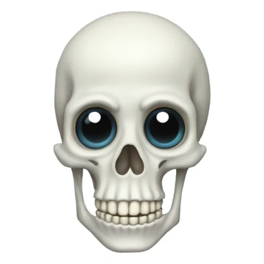 Watery eye skeleton sticker