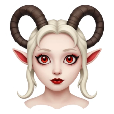 People with goat horn sticker