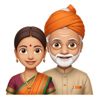 modi and sitaraman sticker