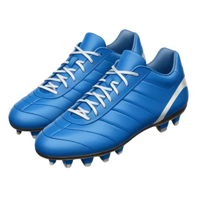 blue football shoes sticker