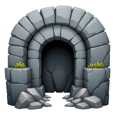 A deep cave entrance surrounded by rugged stone.




















































 sticker
