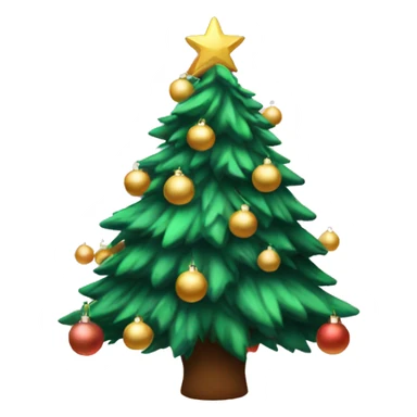 Pretty aesthetic Christmas tree sticker